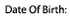 Date of Birth